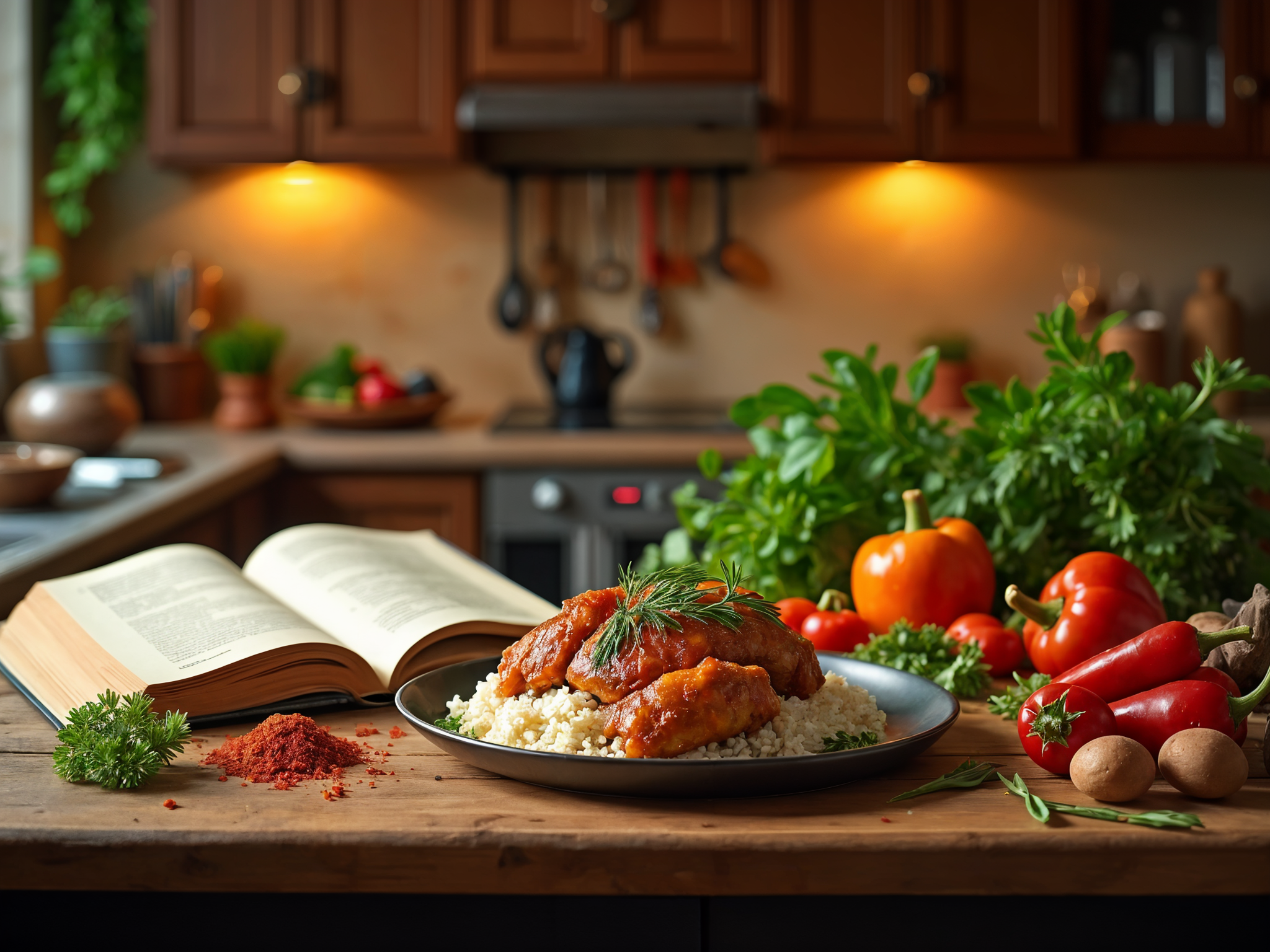 Step-by-Step Guide to Making Afghan Chicken from the Sunset Cookbook