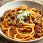 Cheesy Beef Bowtie Pasta Recipe