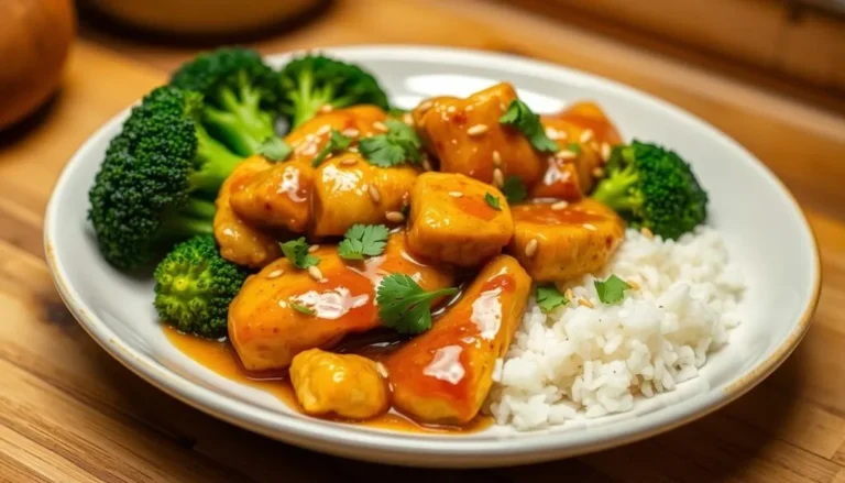 Honey garlic chicken