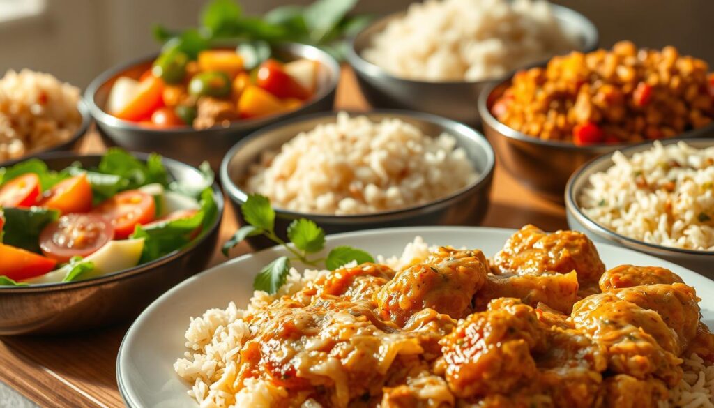 Creamy Smothered Chicken and Rice