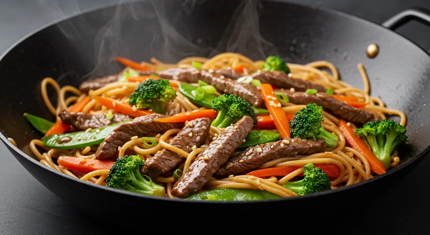 Beef Stir Fry with Noodles