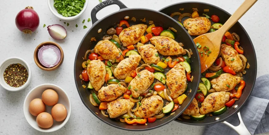 Chicken and Vegetables Skillet
