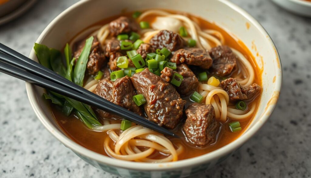 Sticky Beef Noodles