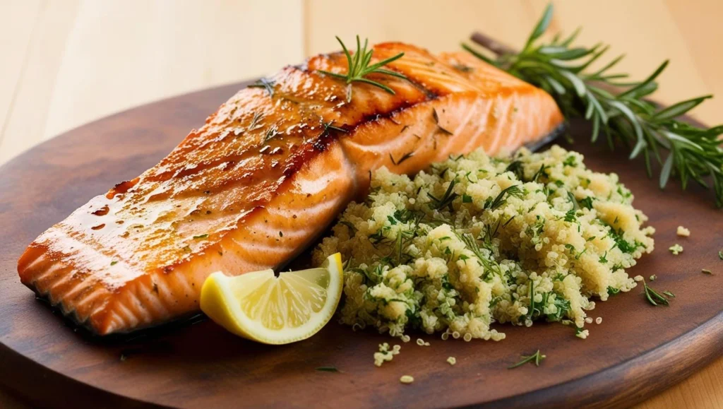2. Grilled Salmon with Herbed Quinoa 2. Grilled Salmon with Herbed Quinoa