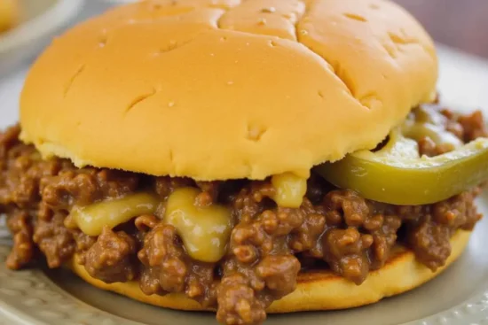 Philly Cheesesteak Sloppy Joes