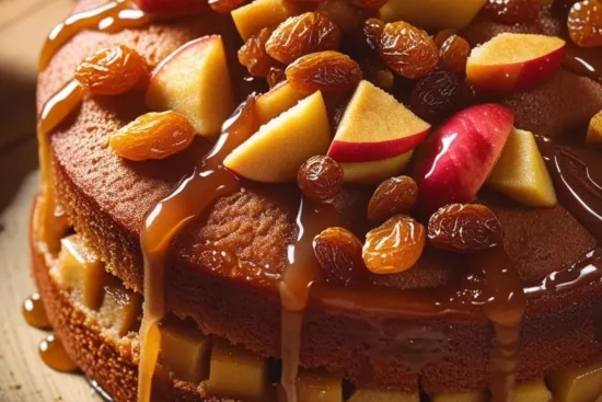Apple Cake with Raisins
