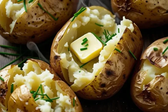 Loaded baked potatoes