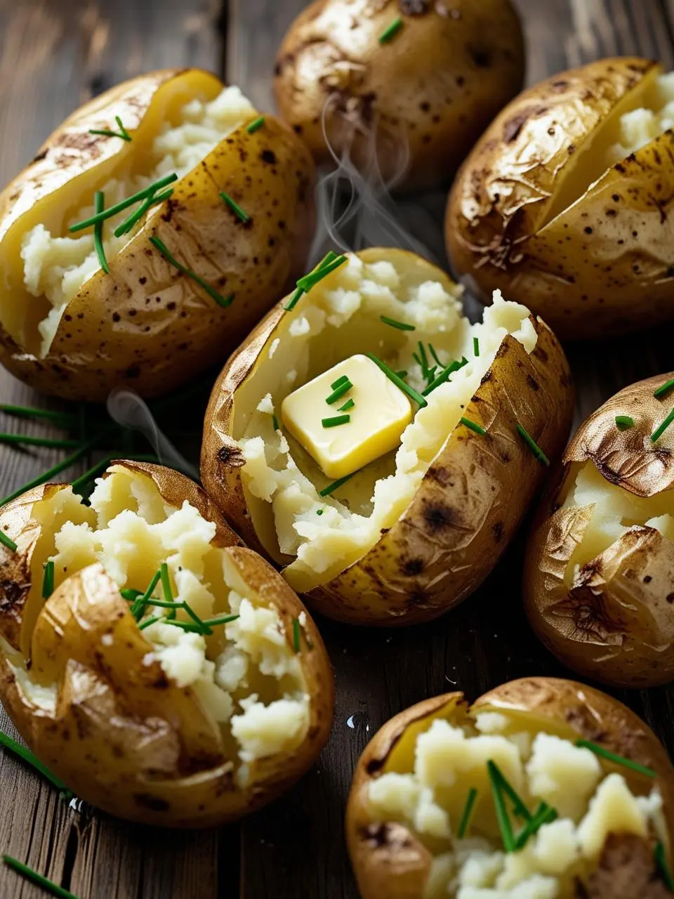 Loaded baked potatoes