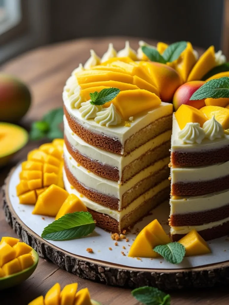Mango cake recipe