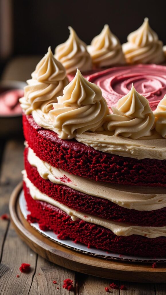 Red Velvet Cake with Cream Cheese Frosting