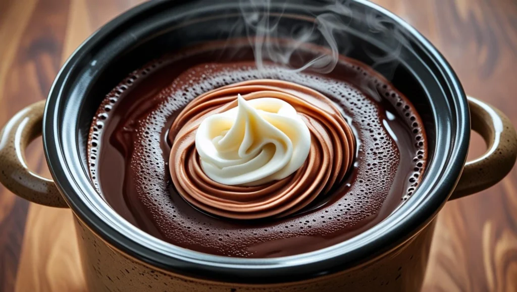 crockpot hot chocolate with condensed milk