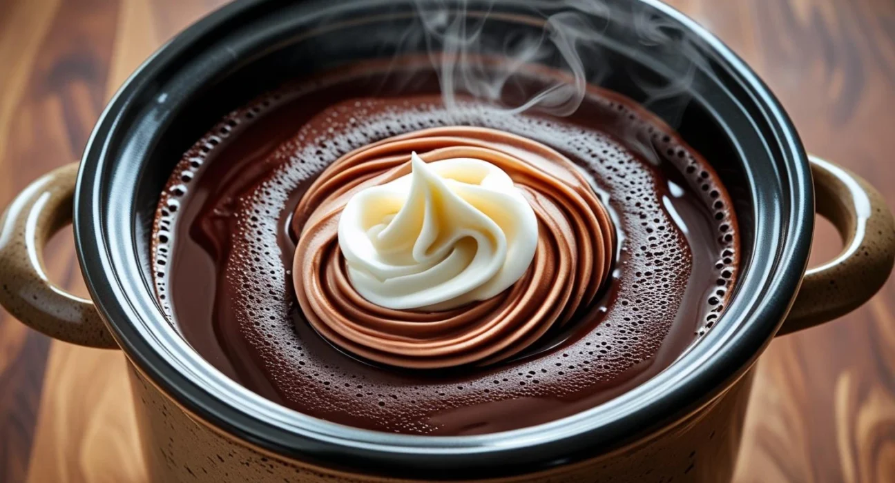 crockpot hot chocolate with condensed milk