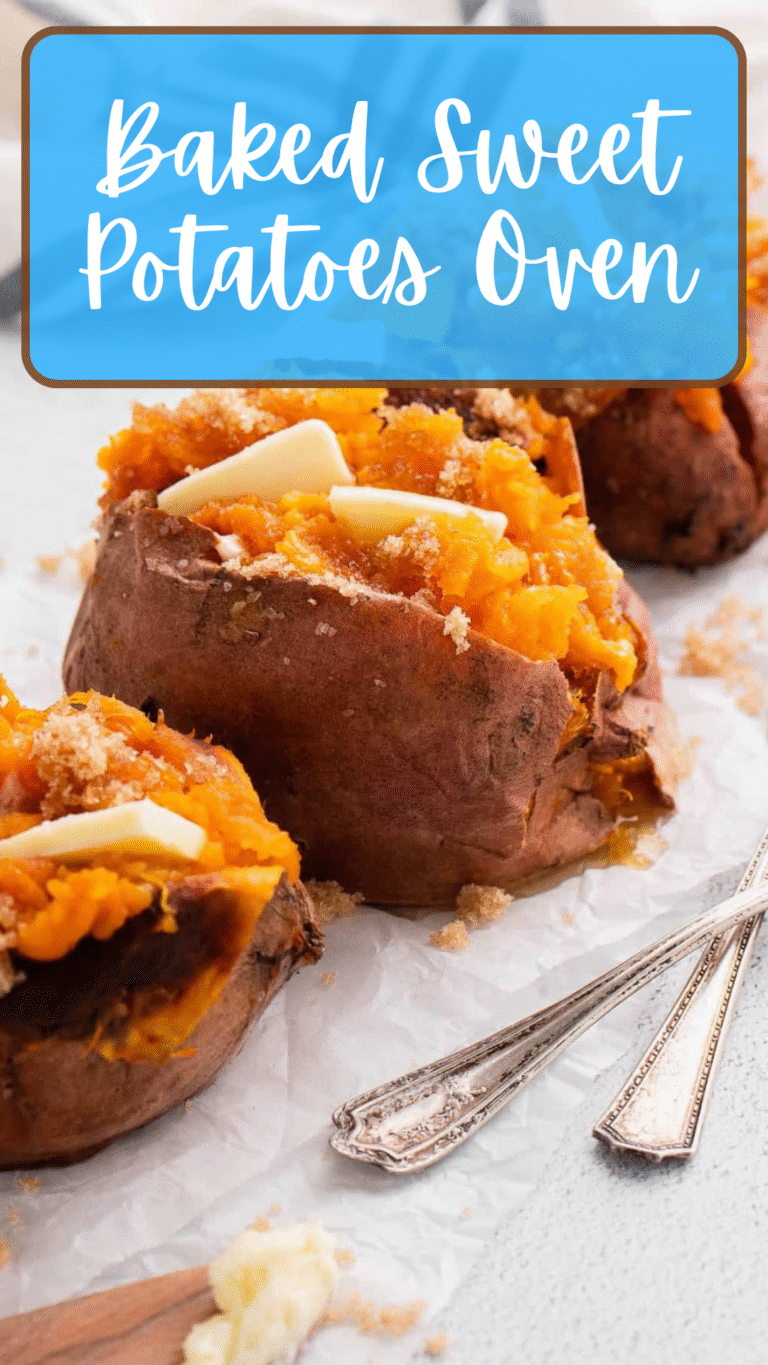 Baked Sweet Potatoes Oven