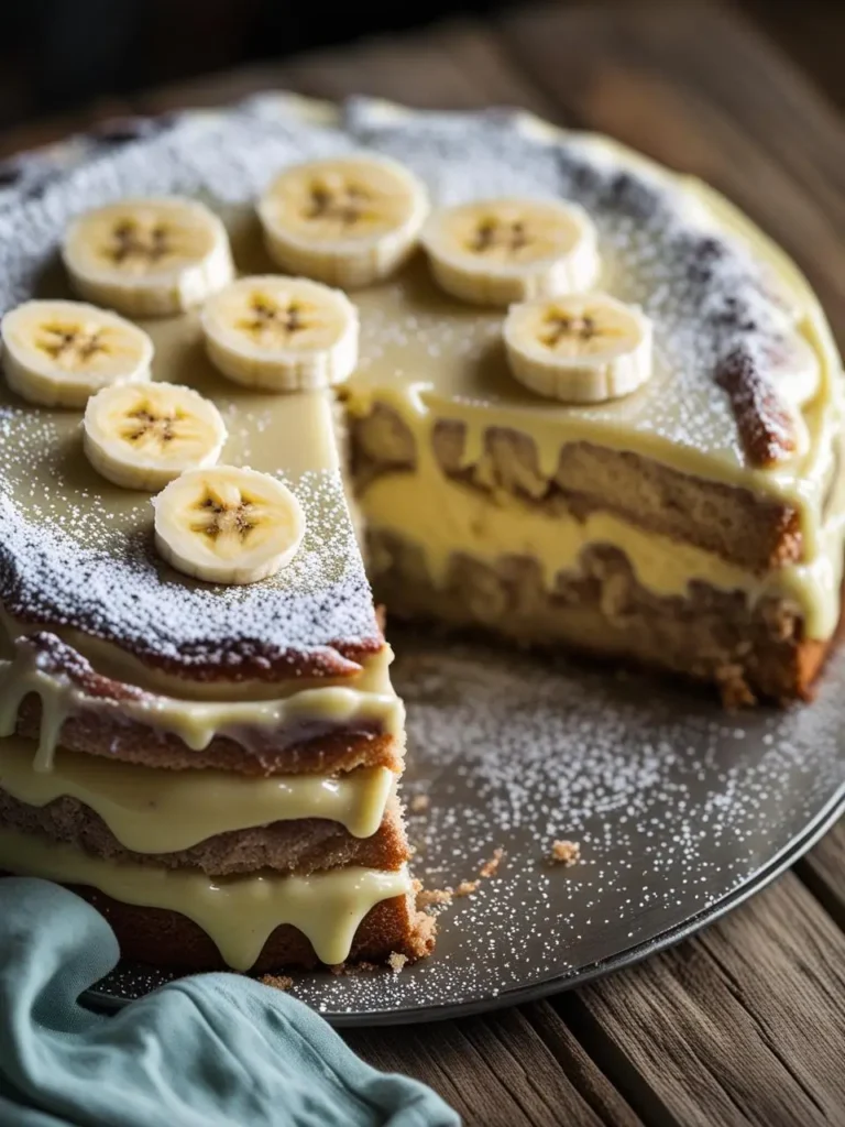 Easy Banana Pudding Cake Recipe: A Sweet Delight Banana Pudding Cake