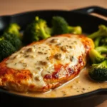 Creamy Garlic Chicken and Broccoli Skillet