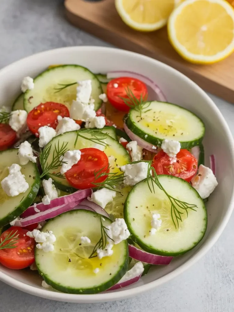 Cucumber Feta Salad
