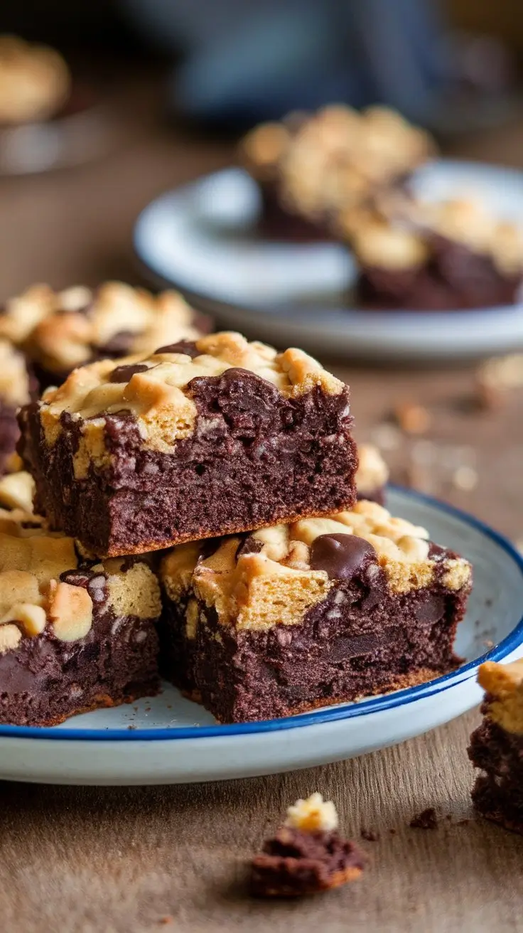 Fudgy Chewy Brookies