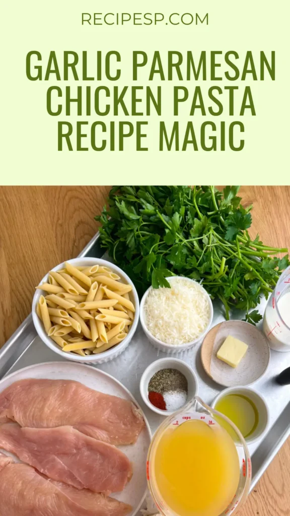 Garlic Parmesan Chicken Pasta Recipe Magic