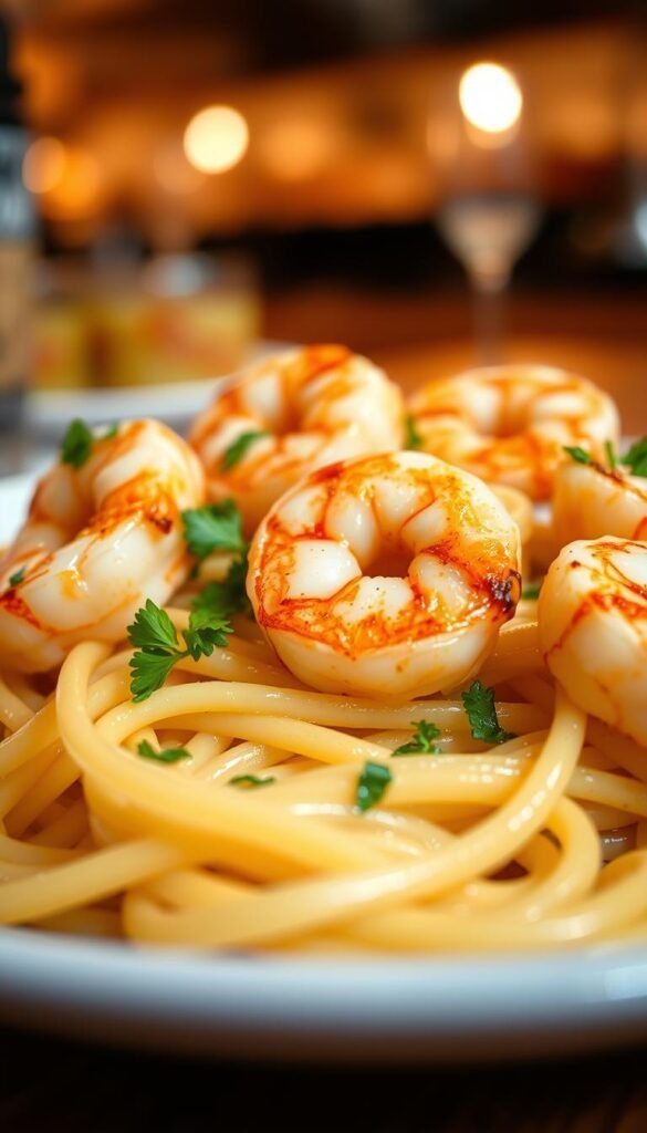 Garlic Shrimp Pasta