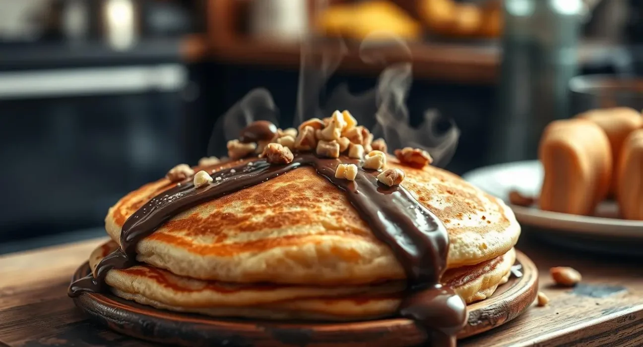 Hazelnut-Chocolate Pancakes