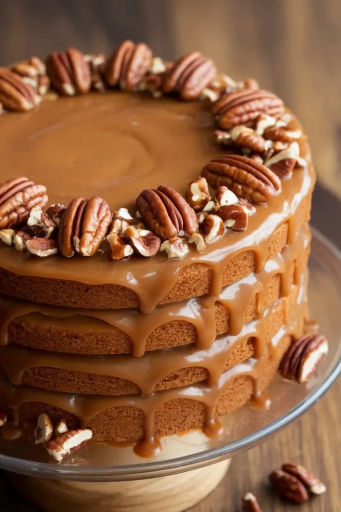 Treat yourself to the ultimate Caramel Cake - a delectable dessert that's sure to delight your taste buds. Indulge in the perfect blend of caramel and cake.