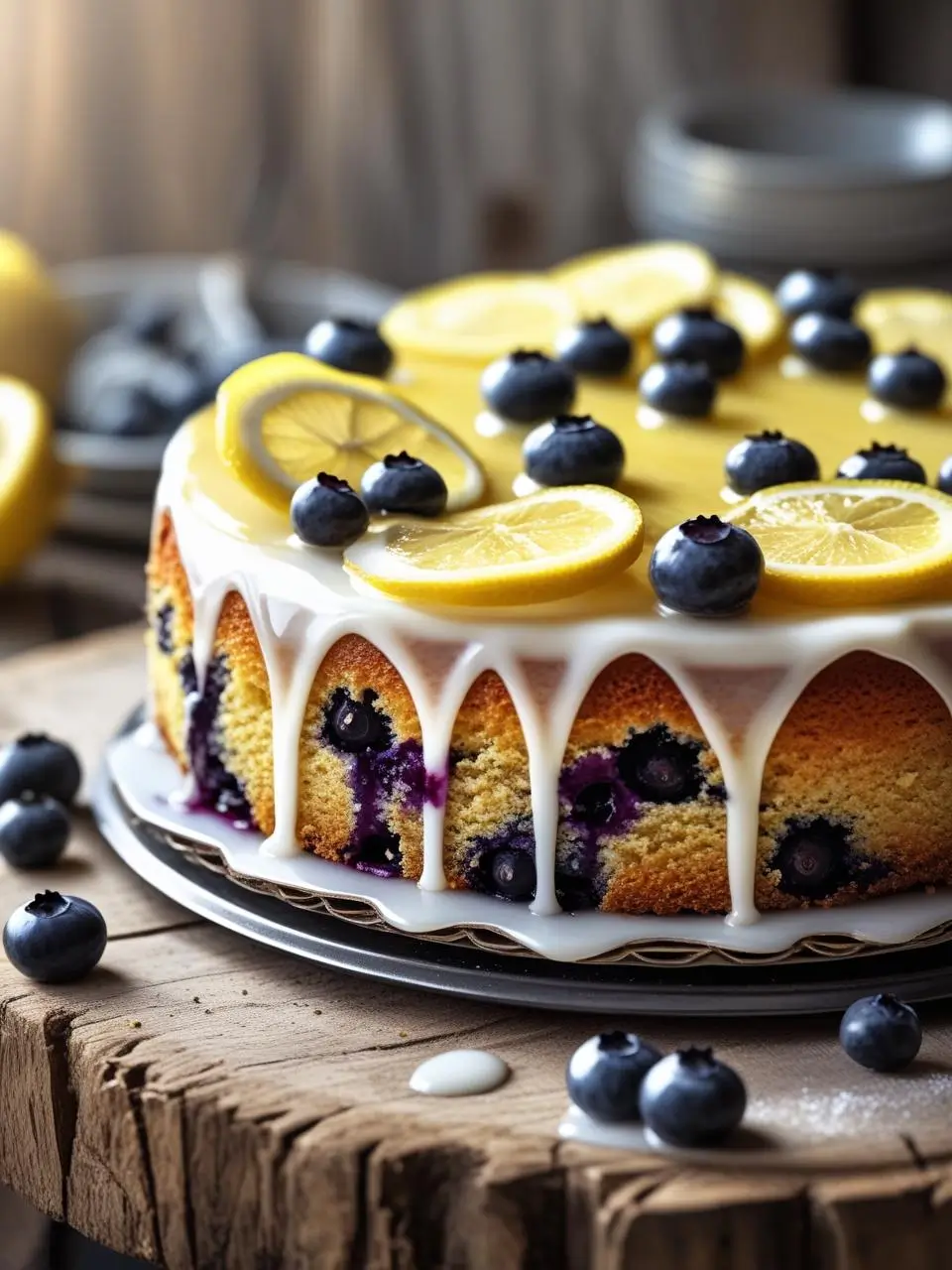 Lemon Blueberry Cake