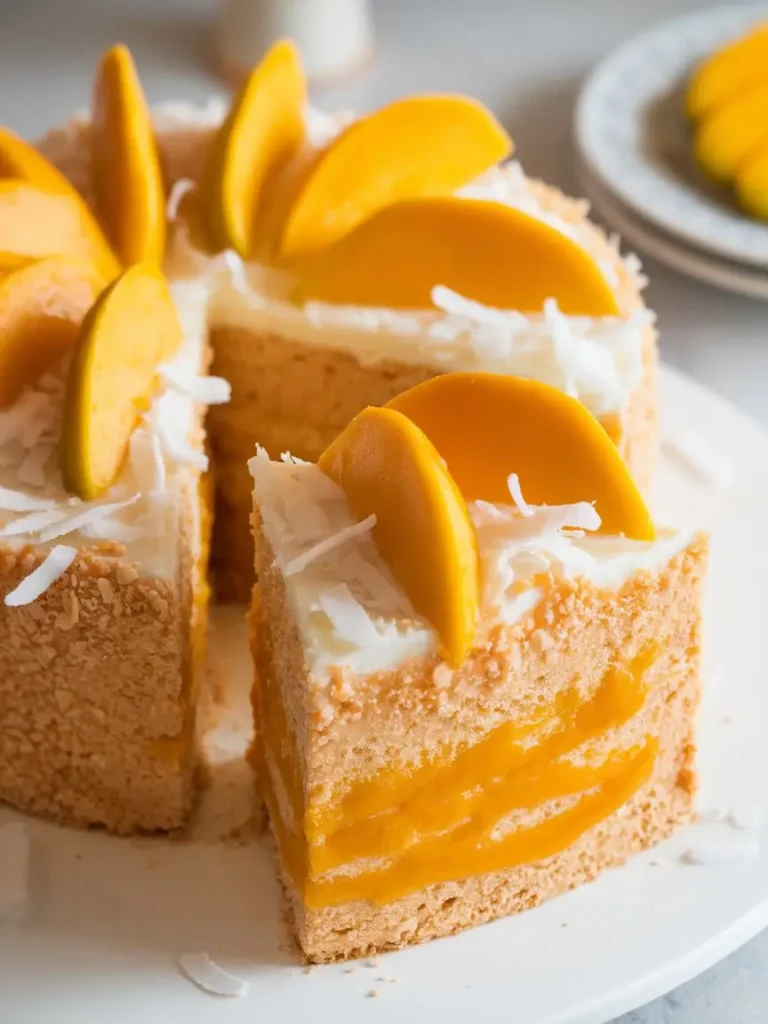 Mango Coconut Dream Cake