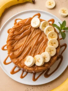 Salted Caramel Banana Cake