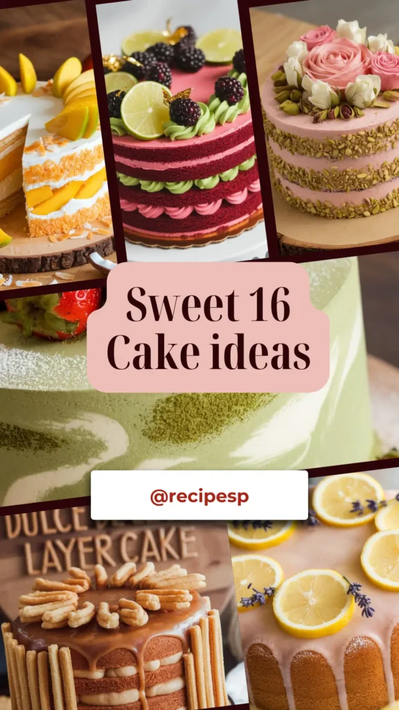 07 Unique Sweet 16 Cake Flavors You Haven’t Tried Yet Sweet 16 Cake