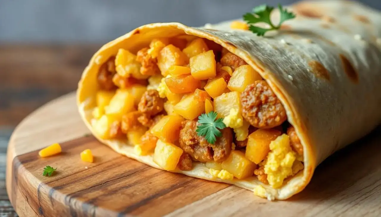 breakfast burrito recipe with potatoes