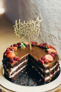 chocolate birthday cake