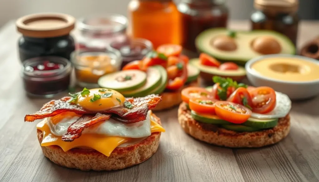 english muffin breakfast ideas