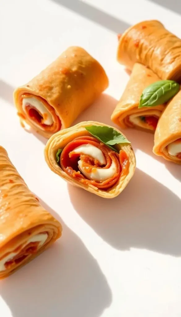 keto friendly pizza roll ups 1