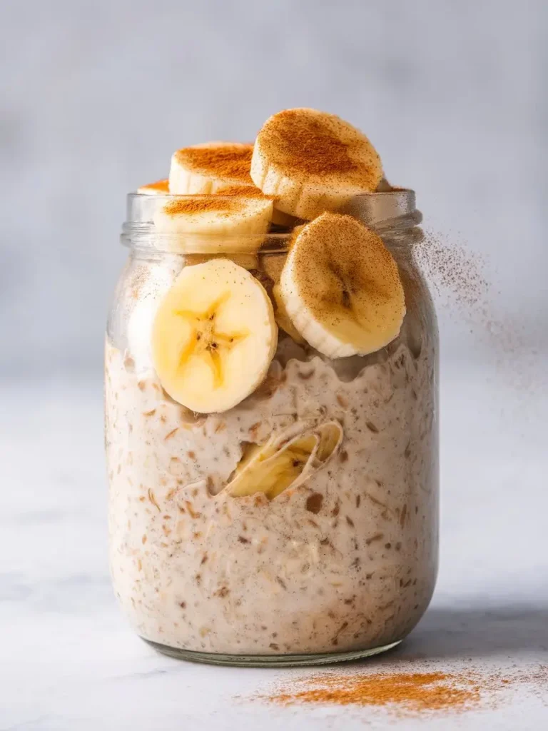 Banana Cinnamon Overnight Oats