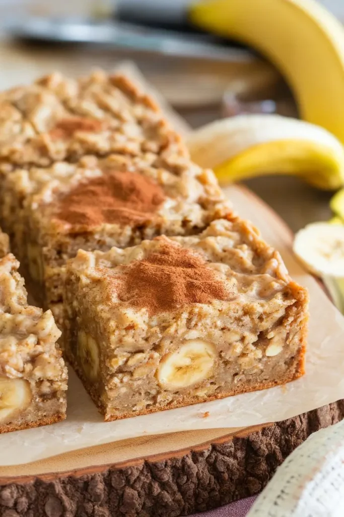 Banana Oatmeal Bars