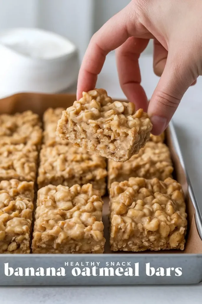 Banana Oatmeal Bars