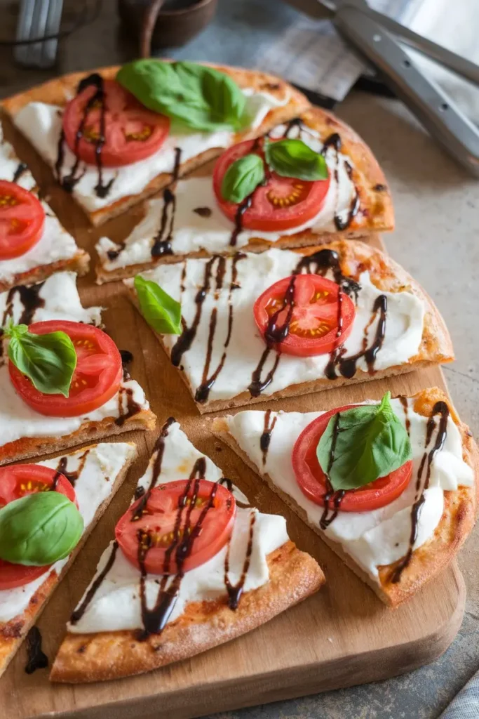 Caprese Flatbread Pizzas