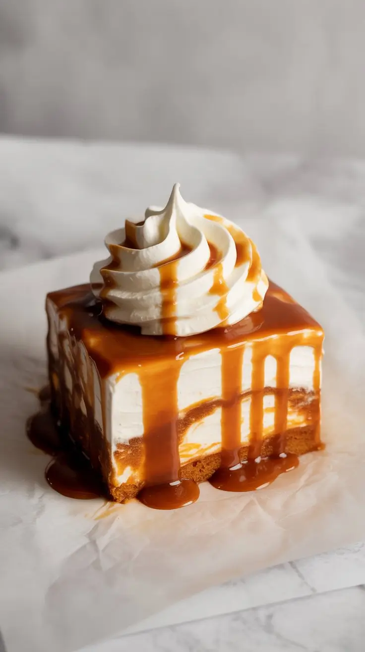 Caramel Pumpkin Poke Cake (Easy Fall Dessert)
