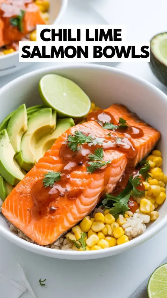 Chili Lime Salmon Bowls to Satisfy Your Cravings Chili Lime Salmon Bowls