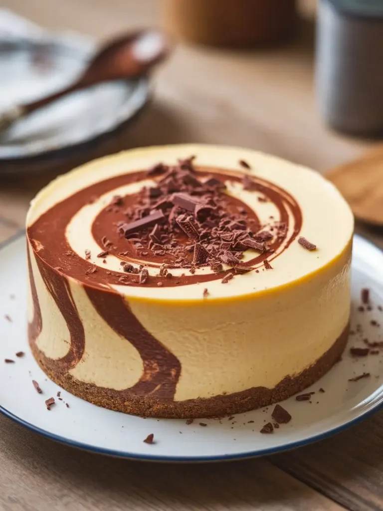 Chocolate Swirl Cheesecake