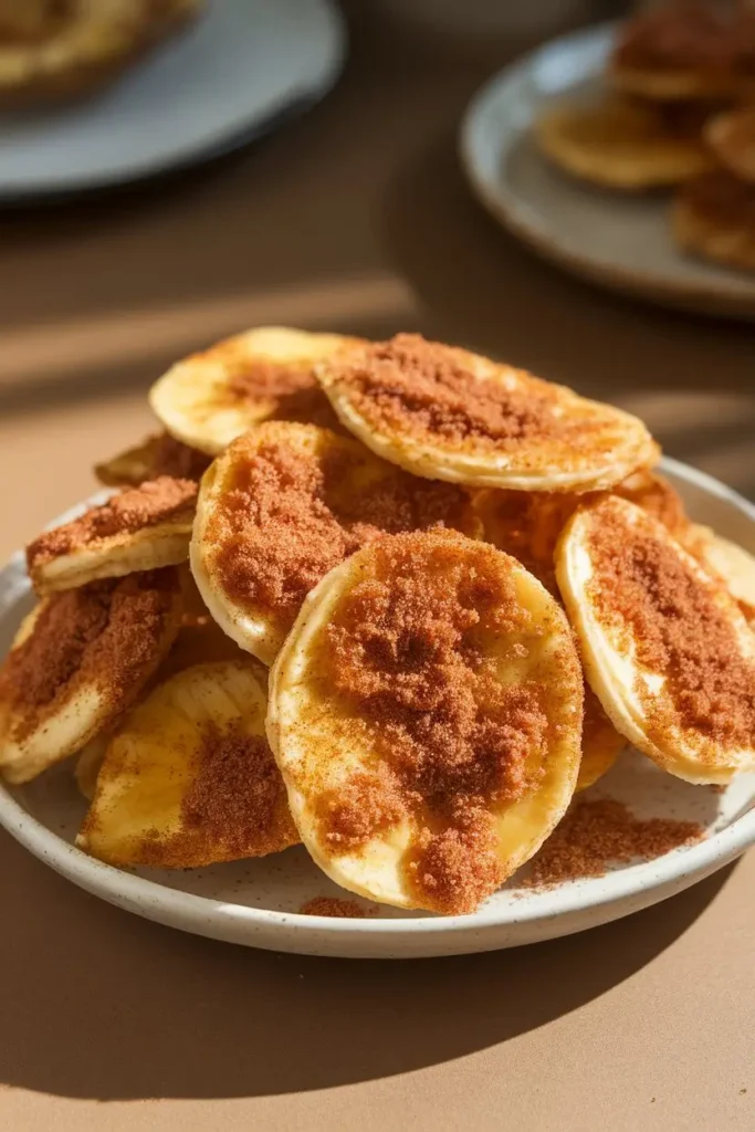 Cinnamon Sugar Banana Chips