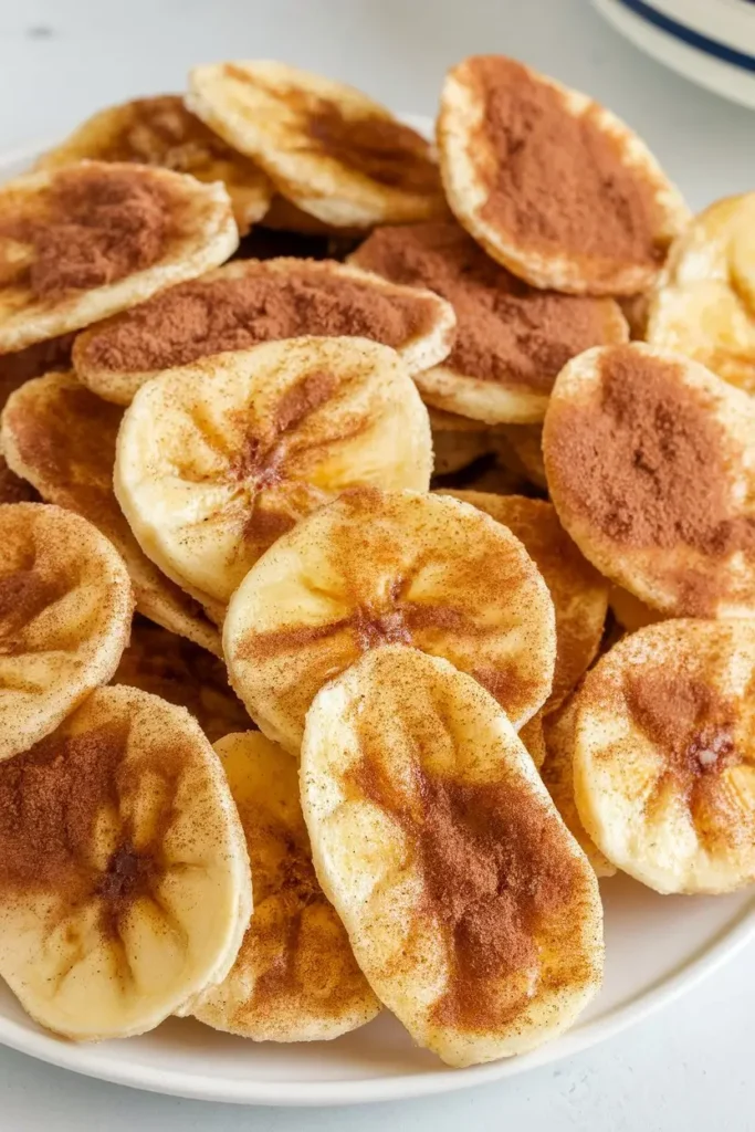 Cinnamon Sugar Banana Chips