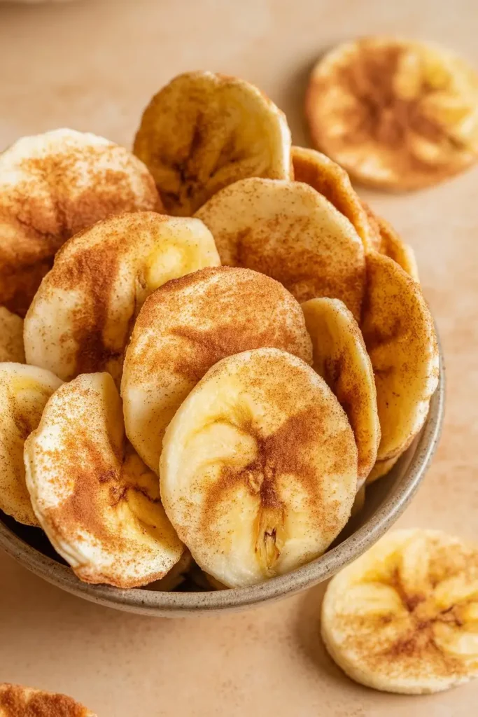 Cinnamon Sugar Banana Chips