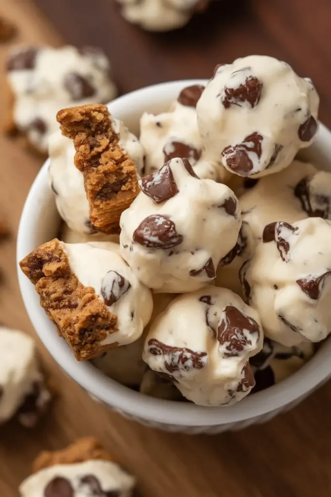 Cookie Dough Yogurt Bites