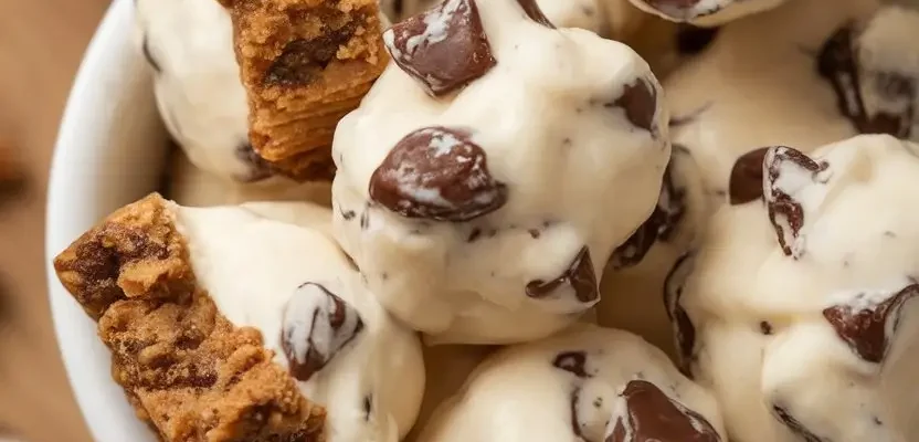 Cookie Dough Yogurt Bites