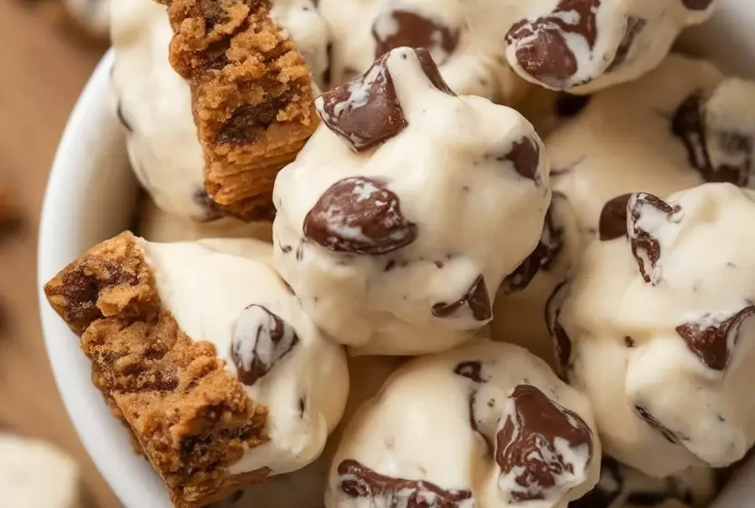 Cookie Dough Yogurt Bites