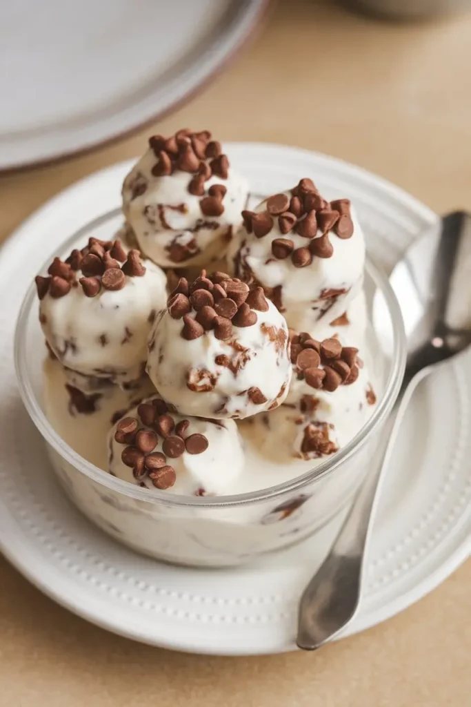 Cookie Dough Yogurt Bites