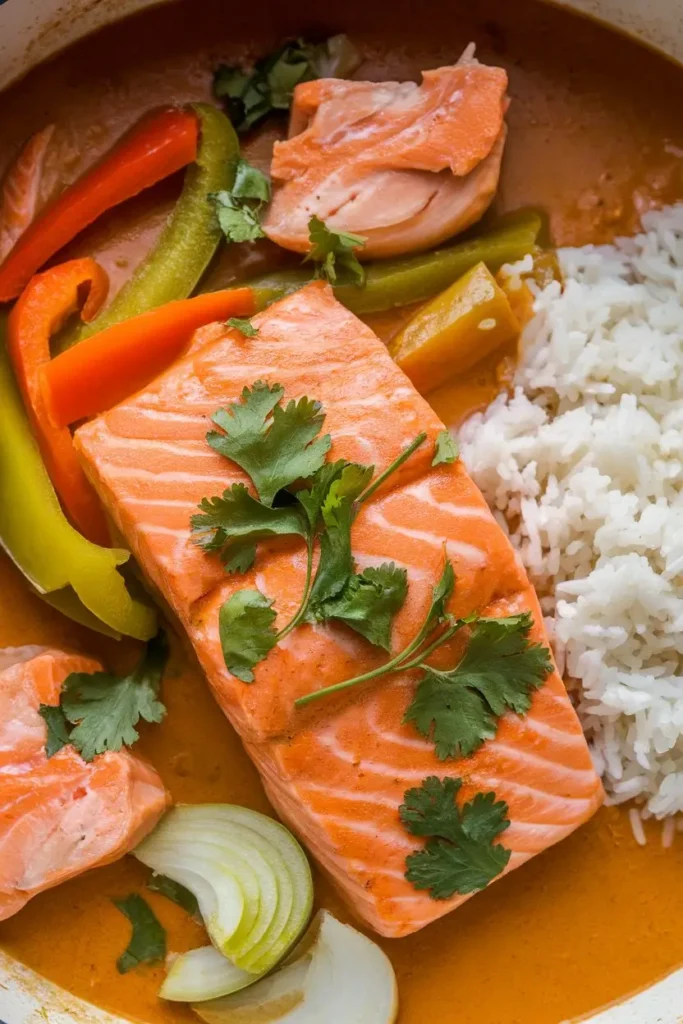 Salmon Coconut Curry