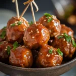 Honey Garlic Cocktail Meatballs 3