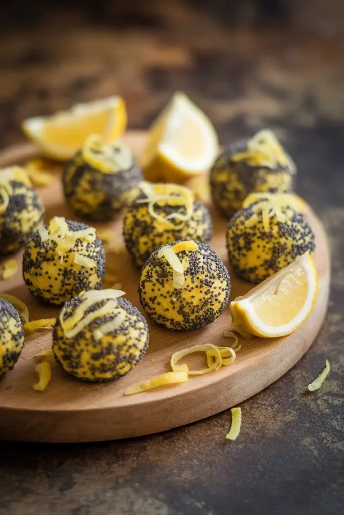 Lemon Poppy Seed Energy Bites
